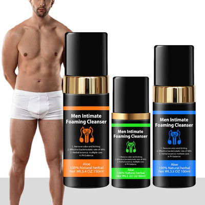 100% Natural Herbs Men Intimate Wash Set for Private Label and Anti-Microbial Benefits