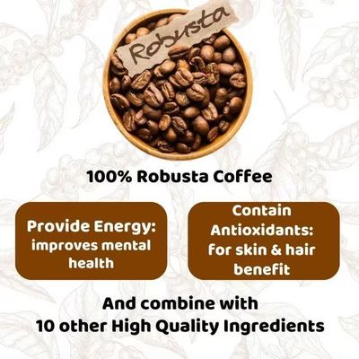 Pure Organic Bloom Slimming Coffee Powder with Collagen Natural Weight Loss Solution