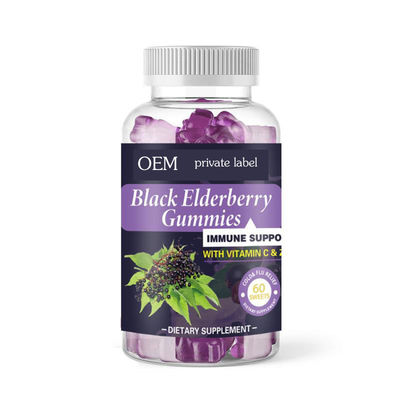 Product Specification 60 Vegan Gummies/bottle Sea Moss Black Seed Oil Ashwagandha Gummies
