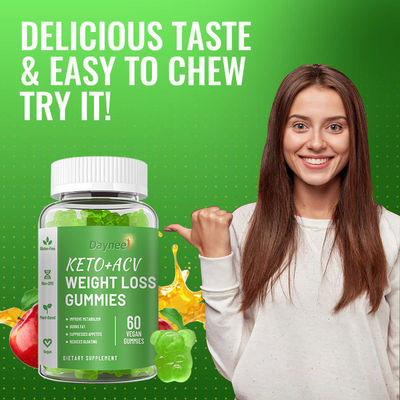 Private Label Gummy Candy Support Weight Management Function for Weight Loss Keto ACV