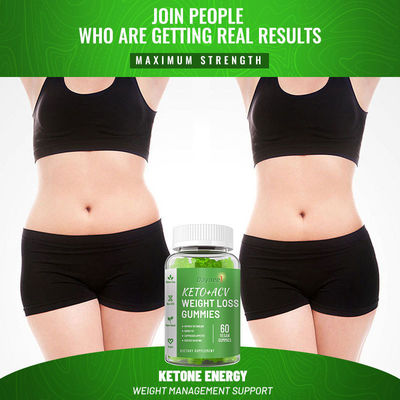 Private Label Gummy Candy Support Weight Management Function for Weight Loss Keto ACV
