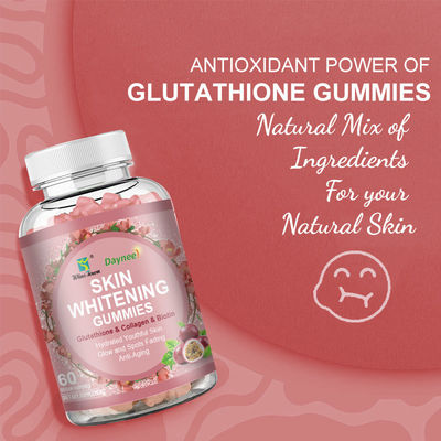 Private Label Collagen Gummies OEM Strawberry Gummy for Smooth Blemish-Free Skin