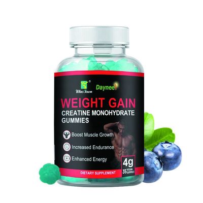 Private Label Creatine Monohydrate Gummy Candy for Weight Gain 24 Months Shelf-Life