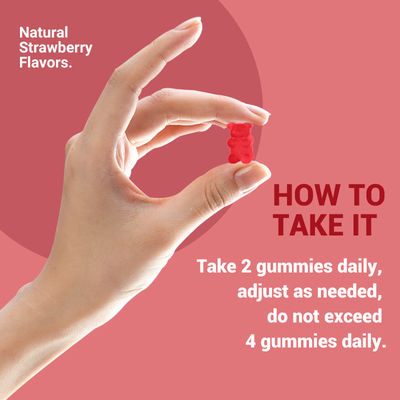 Private Label Biotin Gummies Hair Skin and Nails Vitamins Biotin Supplement Gummy Candy