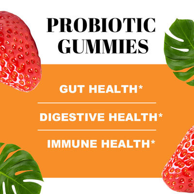 Halal Gelatin Probiotic Gummies for Immune and Digestive Support Shelf-Life 24 Months