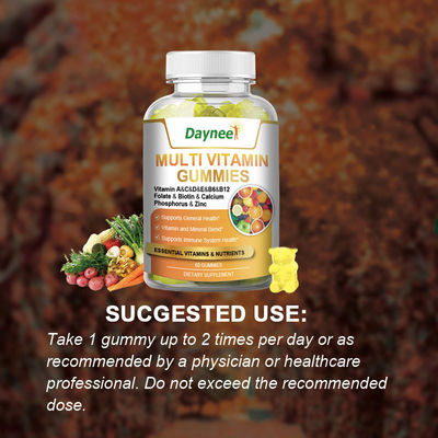 60 Gummies Multi Vitamin Private Label Health Food Supplement for BOOST IMMUNE SYSTEM