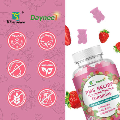 Regulate Menstruation Gummy OEM Womb Detox Yoni Gummies 3g*60 Sandwich Diamond Shape
