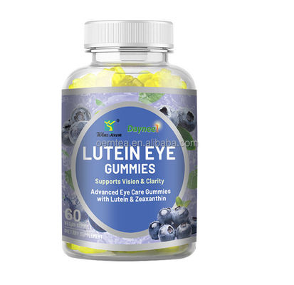Private Label Lutein Eye Gummy Sugar-Free 60pcs for Bright Eyes Shelf-Life 24months