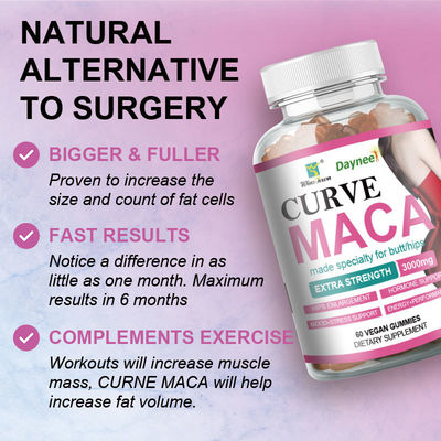 Boost Your Immunity with Shelf-Life 24 Months Maca Gummies OEM Customized Soft Candy
