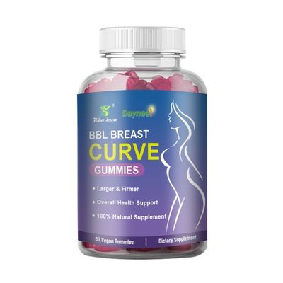 BBL Breast Curve Gummies Natural Butt Enlargement with Ashwagandha 36 Months Shelf Life