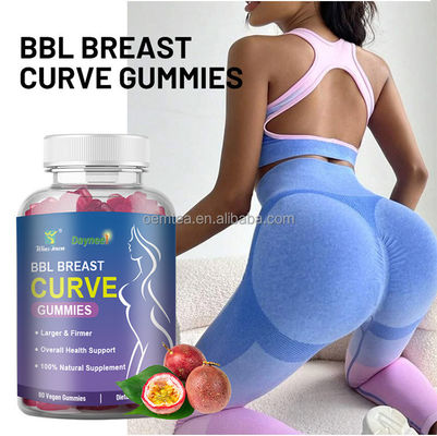 BBL Breast Curve Gummies Natural Butt Enlargement with Ashwagandha 36 Months Shelf Life