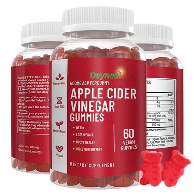 Get Your Daily Dose of 3g*60 Hemostyptic Apple Cider Vinegar Gummy Candy for Wellness