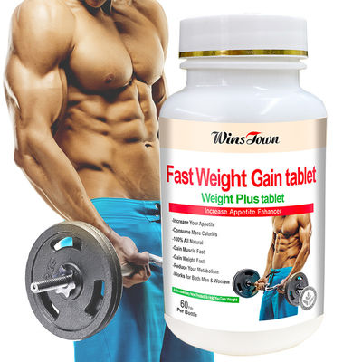 Tablet Formulated Healthy Herbal Booster Supplements for Fast Weight Gain in Men