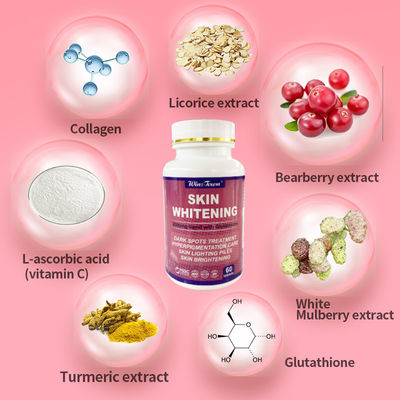 Collagen Tablets For Skin Whitening And Anti-Aging With Natural And Organic Herbs