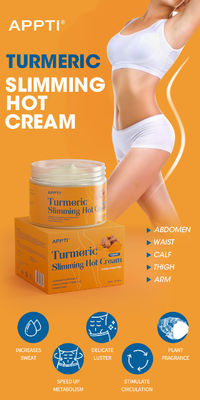 Herbal Extracts and Essences Weight Loss Lumbar Cream Turmeric-Infused for Fat Burner