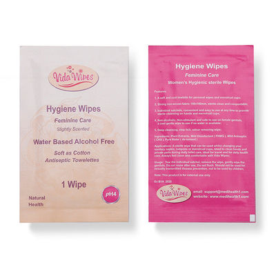 Natural Herbs Adults Cleansing Non-woven Wipes for Private Label Products 2 Years