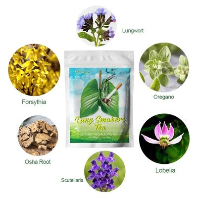 100% Natural Lung Smokers Tea for Optimal Lung Health Product Specification 3g*20