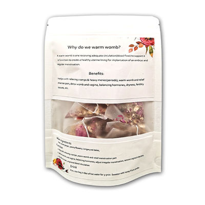 Private Label 100% Natural Herbal Warm Womb Cleansing Detox Flavor Tea for Women Now