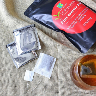 Experience Intense Weight Loss with Our 100% Natural Herbal Flat Tummy Tea in 28 Days