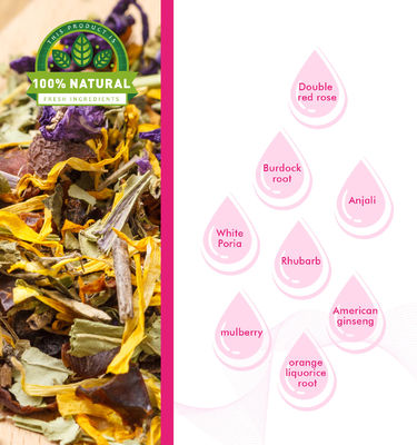 Private Label Skin Beauty Whitening Glow Tea for Men Natural Herbal Anti Aging Tea