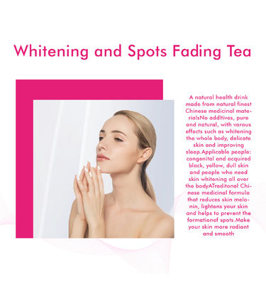 Private Label Skin Beauty Whitening Glow Tea for Men Natural Herbal Anti Aging Tea