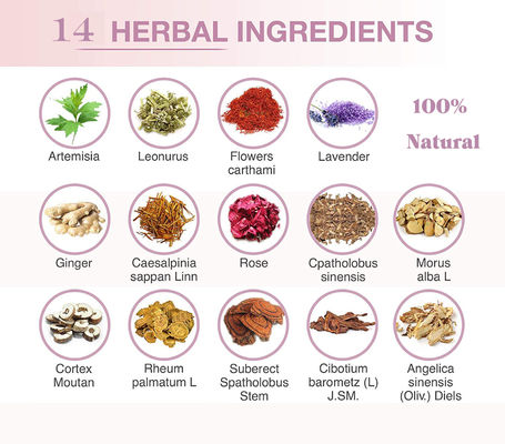 Refresh and Revitalize 6 Pack Chinese Herbal Vaginal Cleaning Steam with Natural Herbs