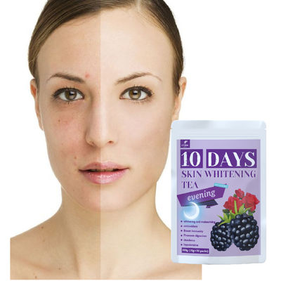 Private Label 100% Natural Skin Whitening Tea and Effective Anti-Aging Beauty Product