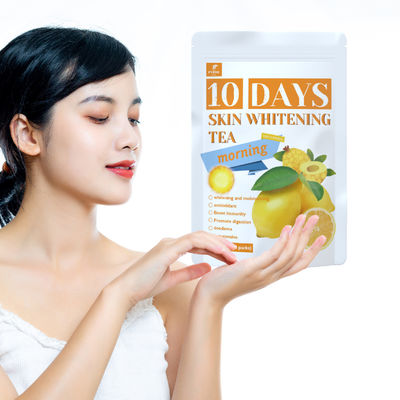 Private Label Glow Tea 10 Days Vitamin C Whitening Morning Tea Customized for Newborns