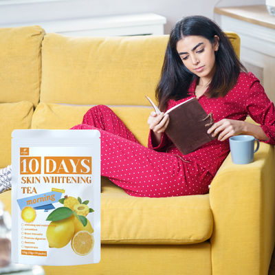 Private Label Glow Tea 10 Days Vitamin C Whitening Morning Tea Customized for Newborns