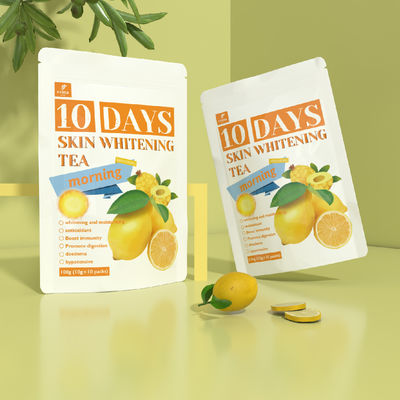 Private Label Glow Tea 10 Days Vitamin C Whitening Morning Tea Customized for Newborns
