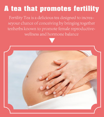 Private Label 100% Natural Fertility Tea for Womb Health Natural Herbs and Ingredients