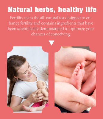 Private Label 100% Natural Fertility Tea for Womb Health Natural Herbs and Ingredients