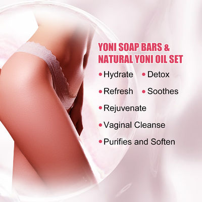 100% Natural Herbal Essential Oil Handmade Organic Yoni Bar Soap and Oil Women's Health