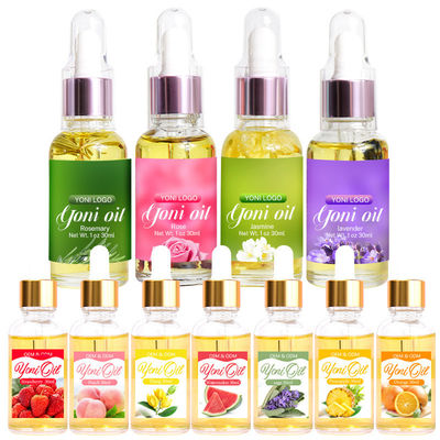 30ml/50ML Private Label Organic Yoni Oil Strawberry Scent 2 Years Shelf Life Customers