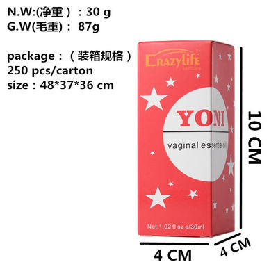 Professional Yoni Oil for Natural Vaginal Massage in 30ml N.W. Shelf Life 2 Years