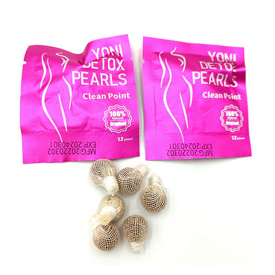 100% Natural Herbs Extraction Detox Vaginal Clean Yoni Pearls for Femme Weight Loss