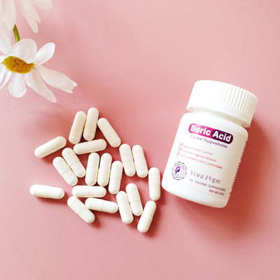 Restore Vaginal pH Balance with 600mg/pcs Yoni Pops Pills and Boric Acid Suppositories