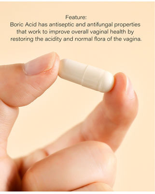 Type Vaginal Suppositories for Women Health Organic Boric Acid Cleansing Pills