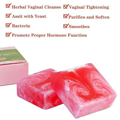 100% Natural Organic Herbs Yoni Soap Bars for Women Vaginal Cleansing and Deep Cleaning