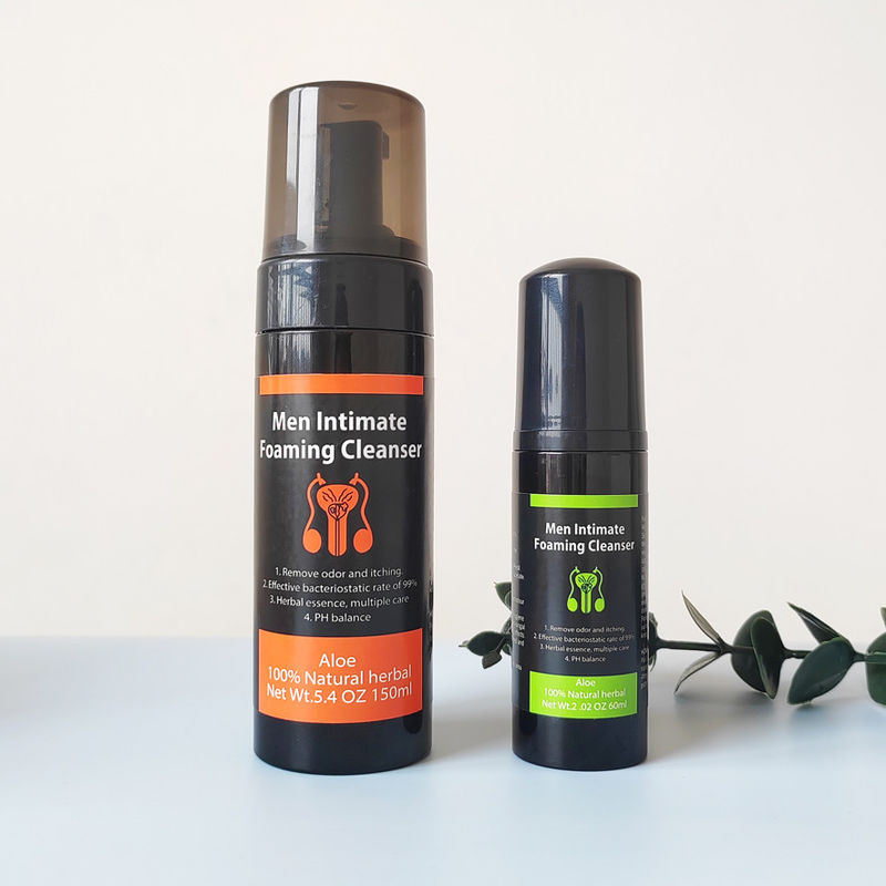 100% Natural Herbs Men Intimate Wash Set for Private Label and Anti-Microbial Benefits