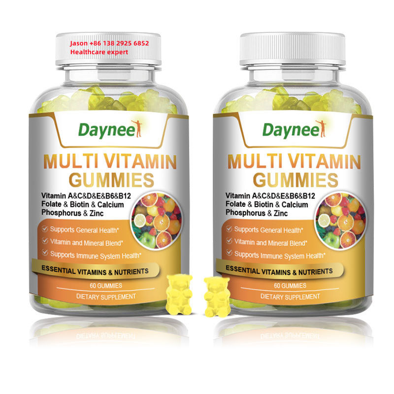 60 Gummies Multi Vitamin Private Label Health Food Supplement for BOOST IMMUNE SYSTEM