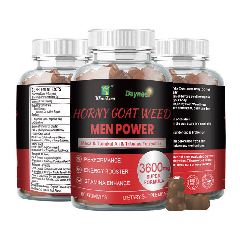 Forever Multi Maca Gummy Candy Men's Power Boost for Long Lasting Energy and Strength