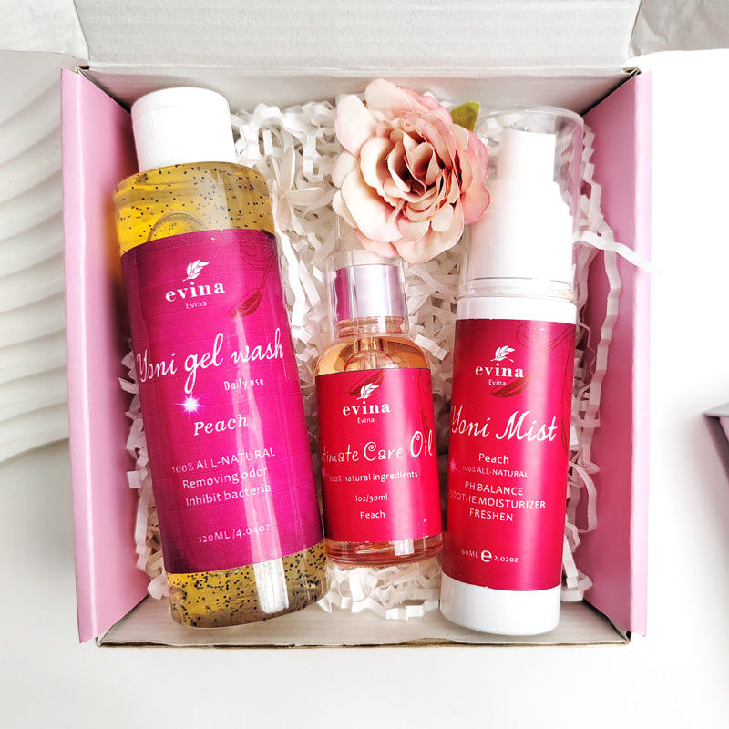 Natural Ingredients Vaginal Cleansing Custom Logo Organic Yoni Wash Mist And Oil Sets