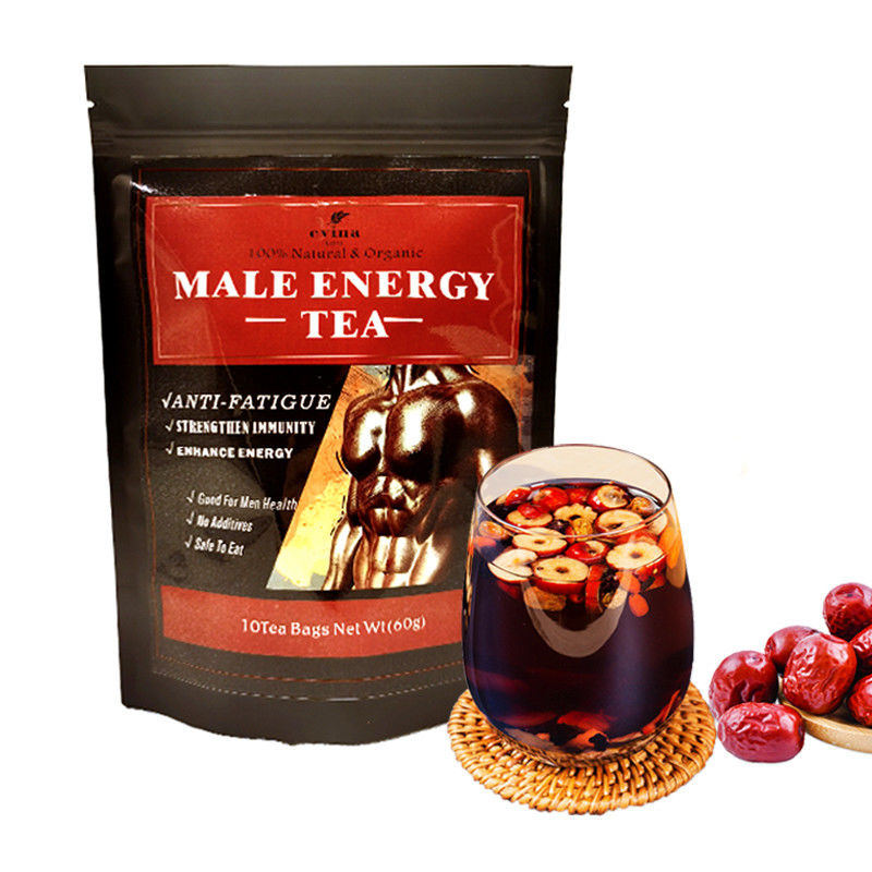 100% Natural Herbs Private Label Ginseng Red Dates Goji Berry Male Health Blend Tea