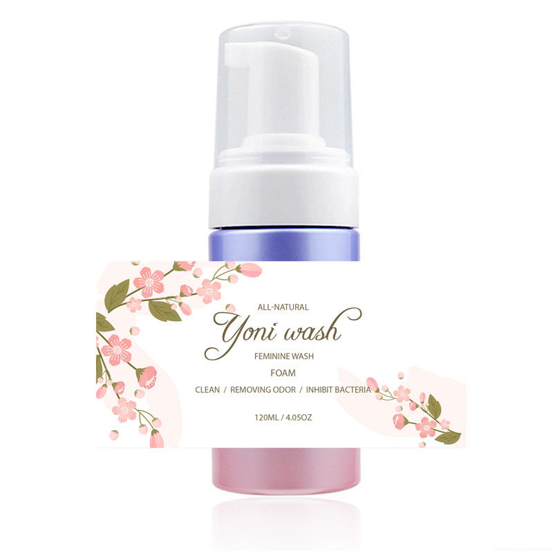 100% Natural Herbal Formula Foaming pH Balancing Intimate Cleanser Wash for Women Hygiene
