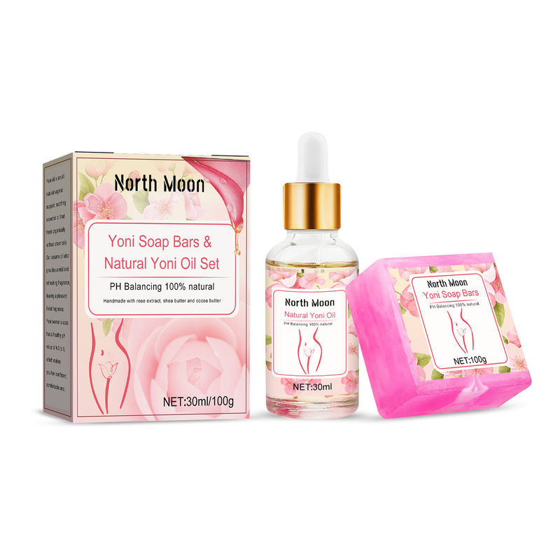 100% Natural Herbal Essential Oil Handmade Organic Yoni Bar Soap and Oil Women's Health